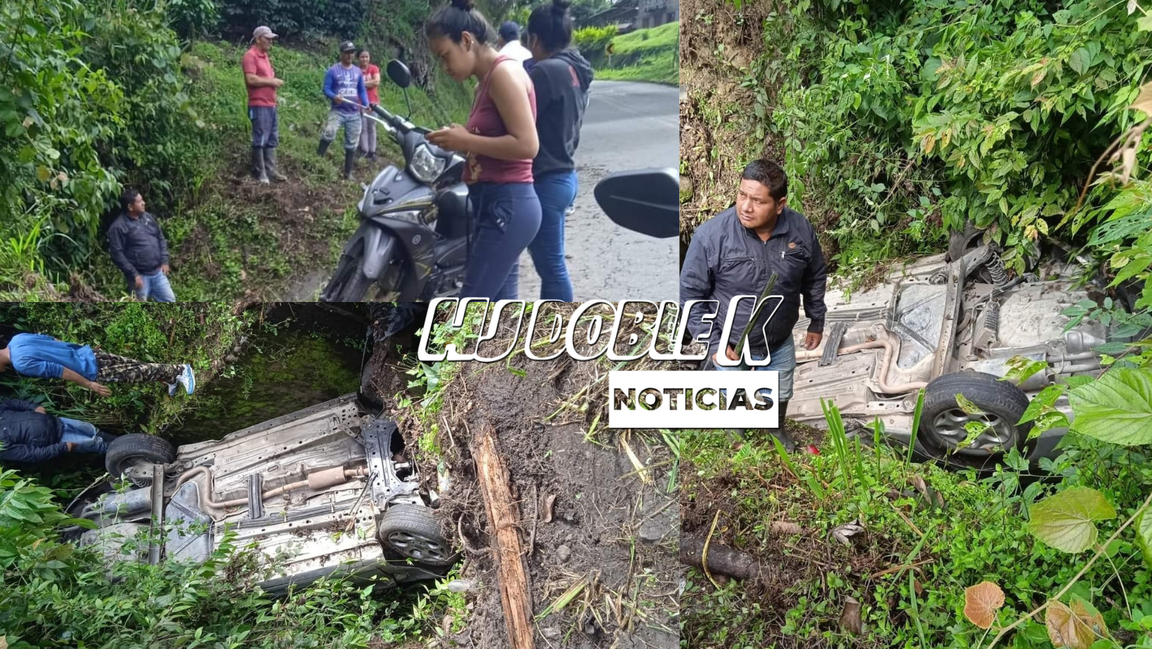 Accidente de tránsito registrado sobre  vía que de Pitalito-San Agustín.