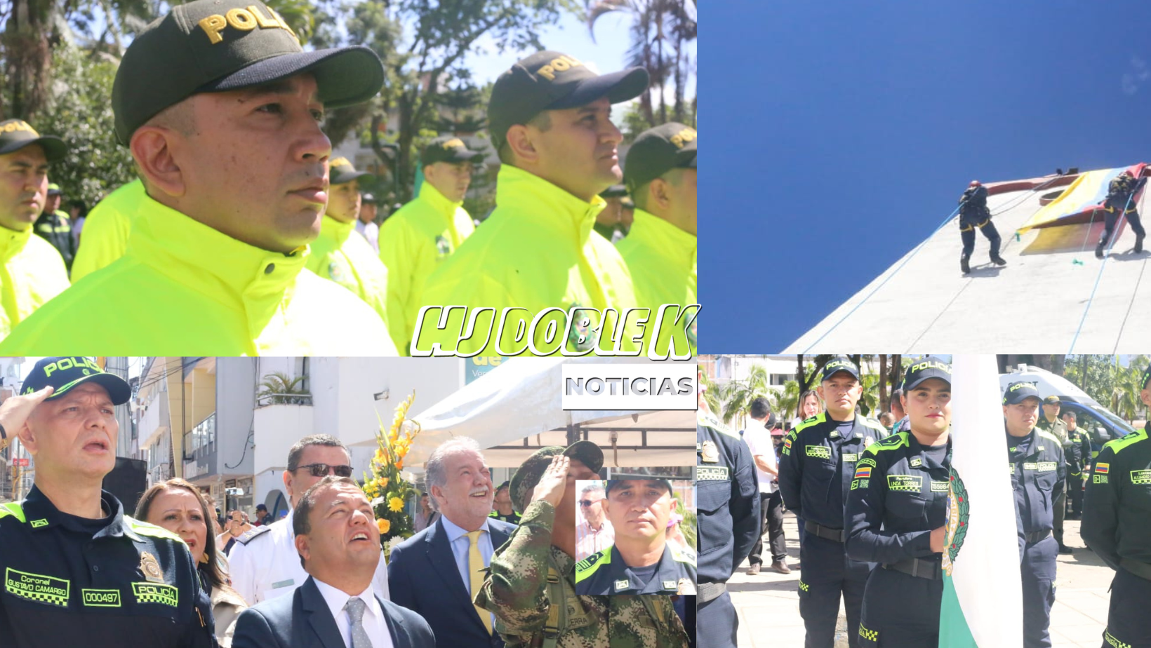 Las autoridades se unieron a la celebración del cumpleaños del valle de Laboyos.