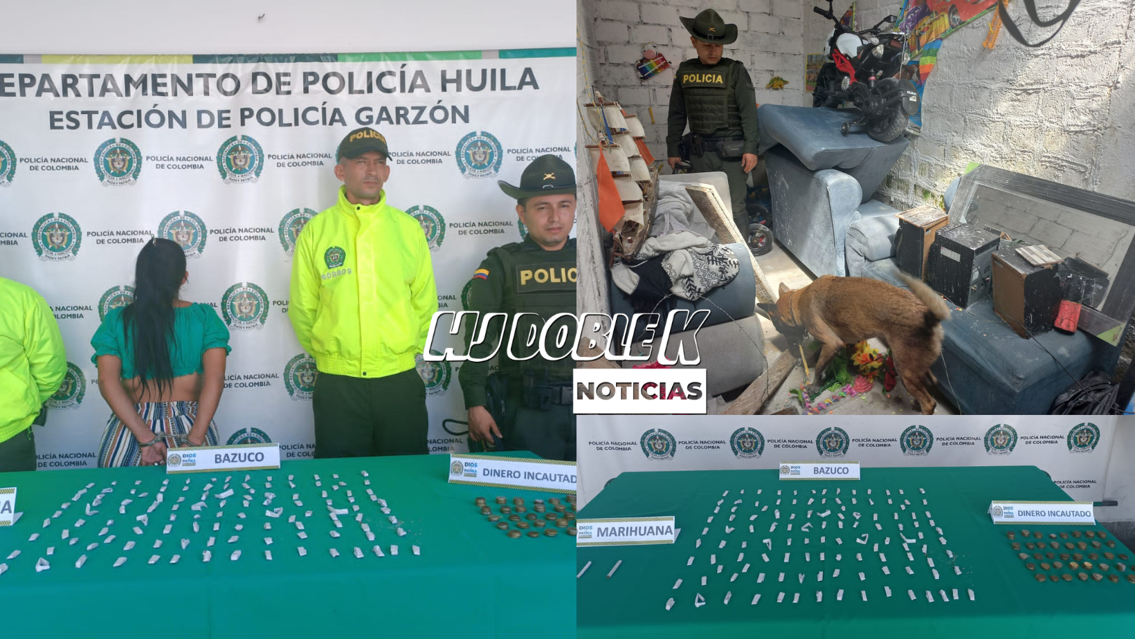 Capturan a alias "La Pati" en un proceso de allanamiento.