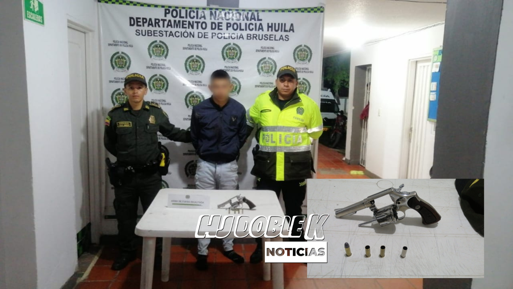 Capturado por amenazar con arma de fuego, a un ciudadano.