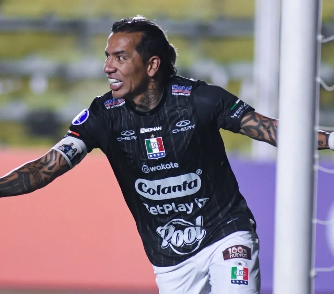 Triplete de Dayro Moreno en victoria de Once Caldas en Copa Sudamericana
