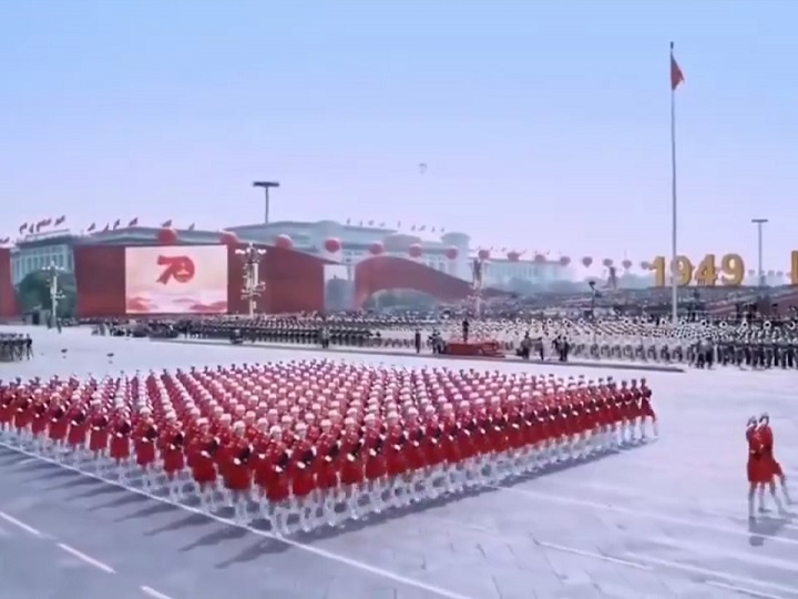 Impresionante coordinación militar