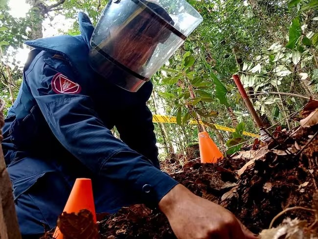 Batallón de Desminado N.°5 podría salir de Baraya