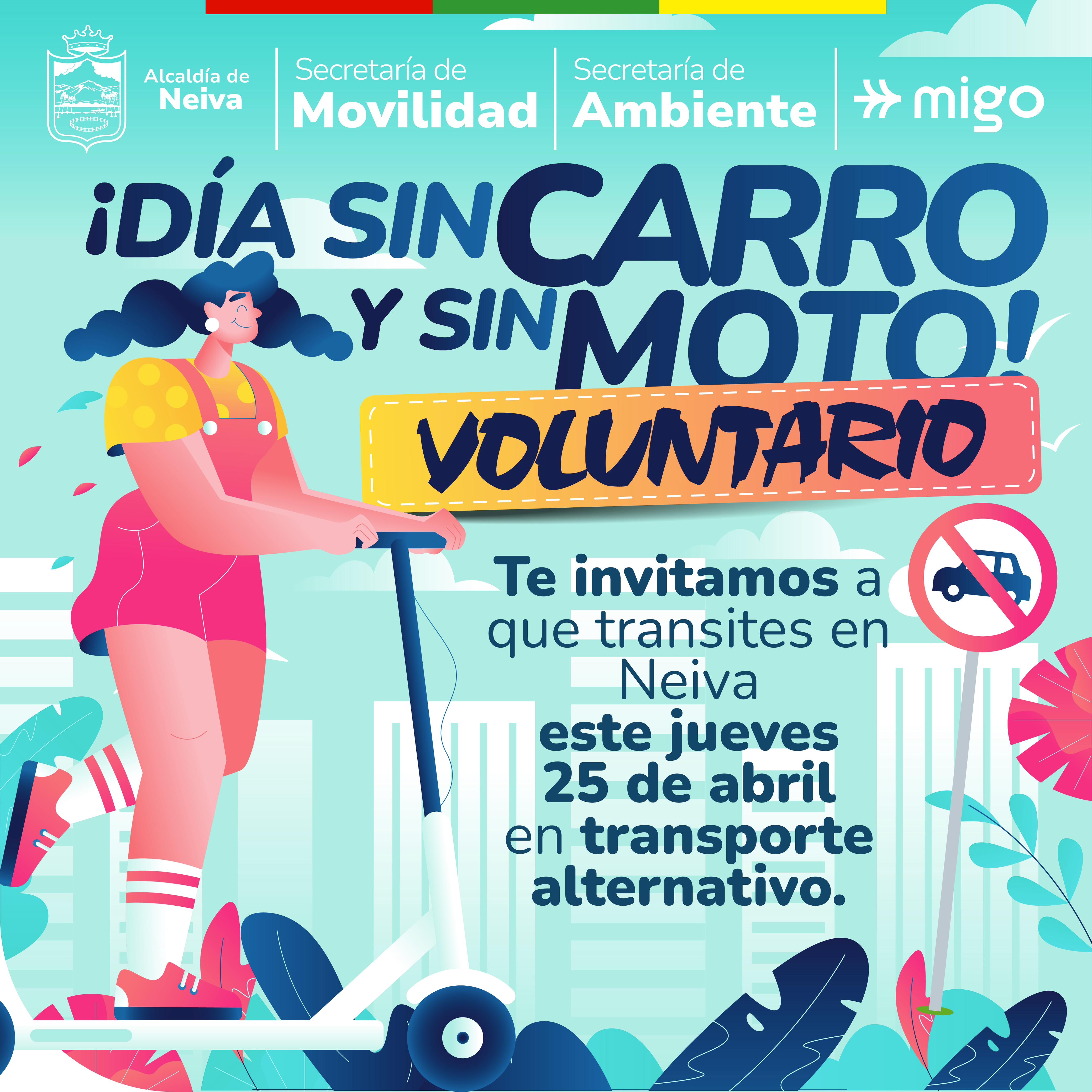 Neiva tendrá día sin carro y sin moto