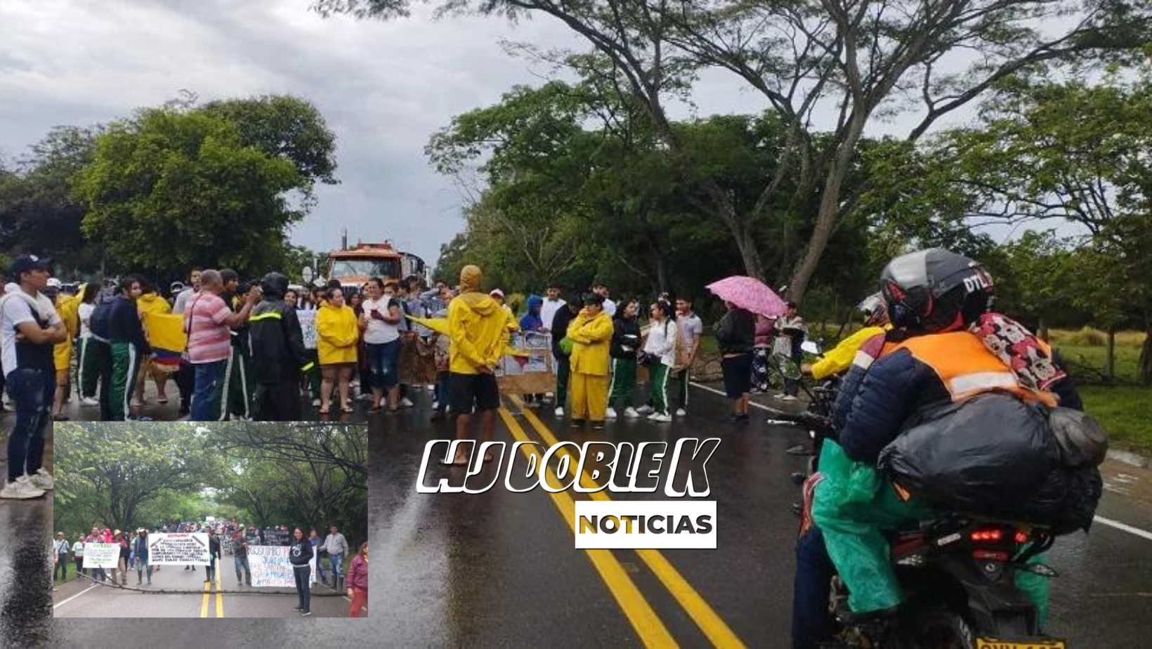 Reporte de nuevo bloqueo en las vías.