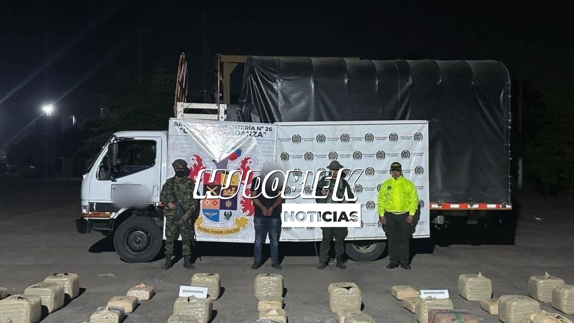 Ejército nacional incautó 831 kilos de marihuana en el occidente del huila, el cargamento está avaluado en más de 1.240 millones de peso