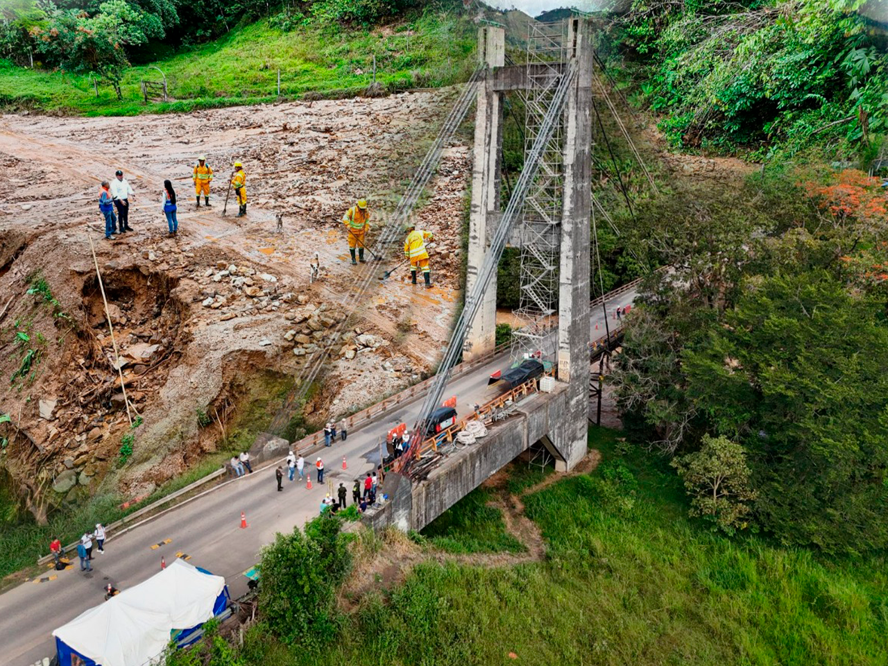 Desde hoy 9 de septiembre inicia cierre del puente El Avispero y paso restringido por la ruta alterna Florencia – Gabinete – Guadalupe