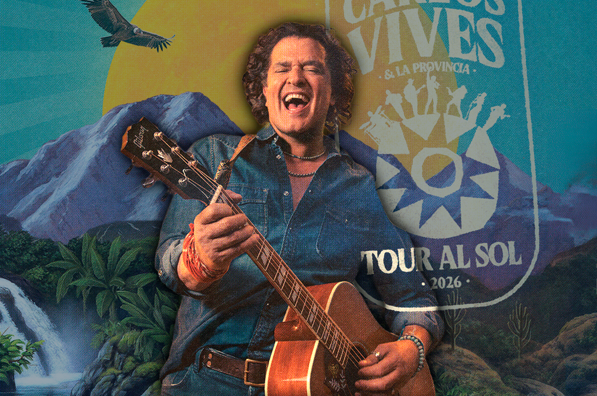 Carlos Vives confirma fechas de “Tour al Sol 2026” en Colombia con La Provincia