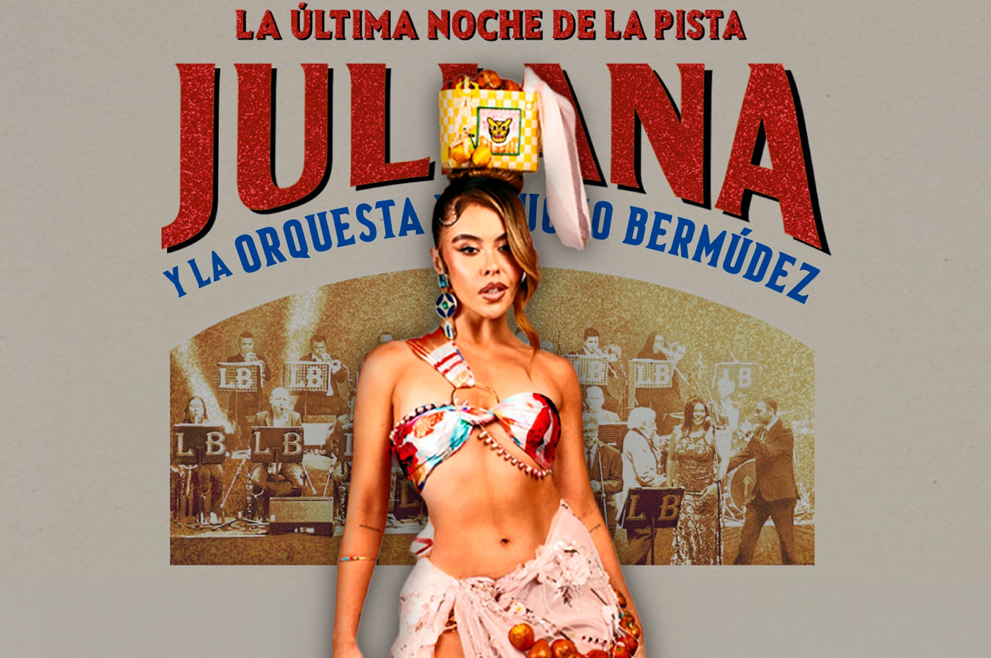 Juliana y la Orquesta de Lucho Bermúdez agotan Movistar Arena para el 22 de febrero