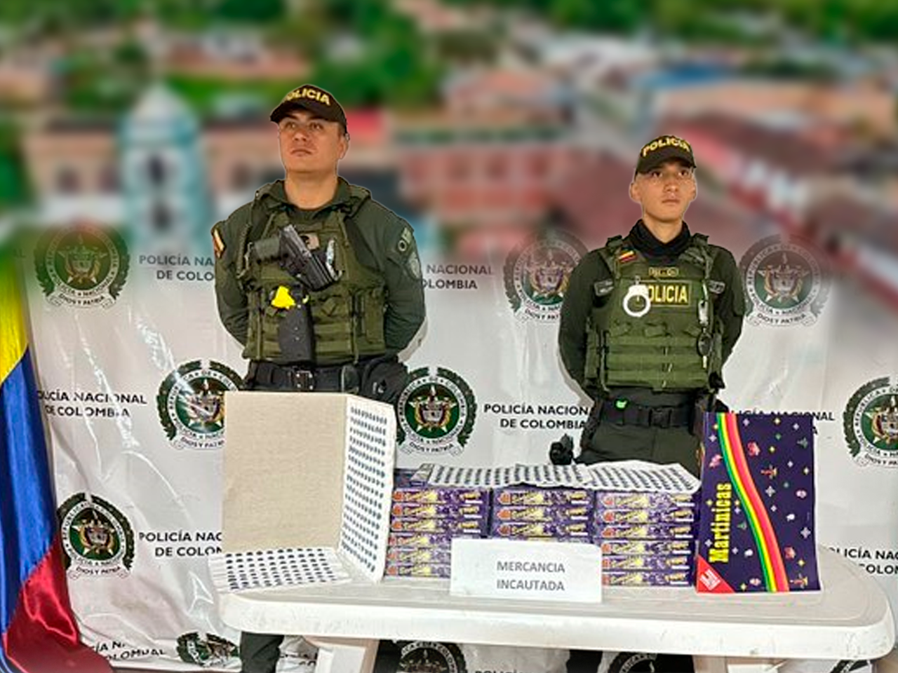 La Argentina, Huila prohíbe el uso de pólvora tras incautación de luces de bengala y ‘martinicas’