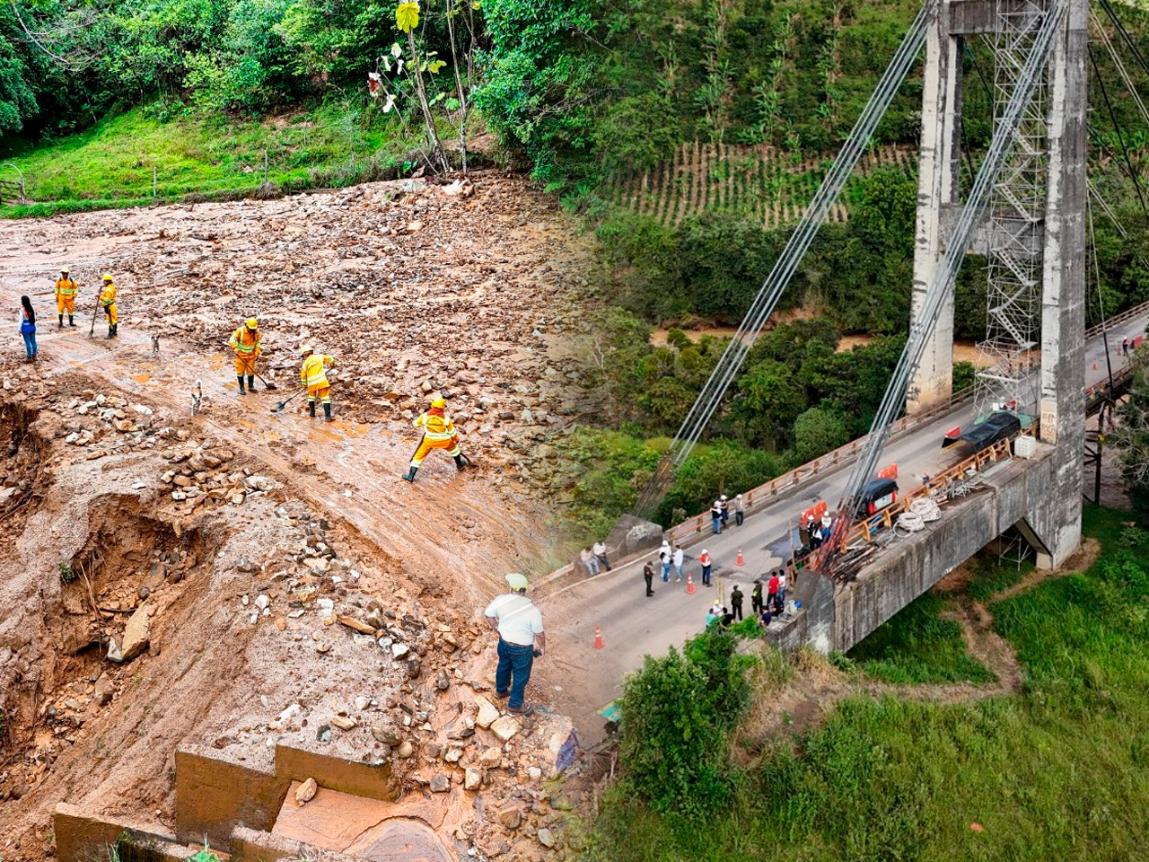 Ruta alterna Florencia – Gabinete – Guadalupe tendrá paso restringido desde el 9 de septiembre