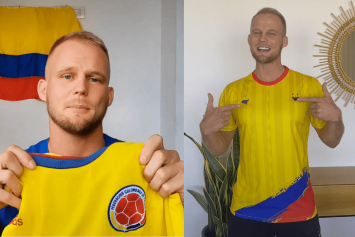 Dominic ya tiene su propia camiseta de Colombia