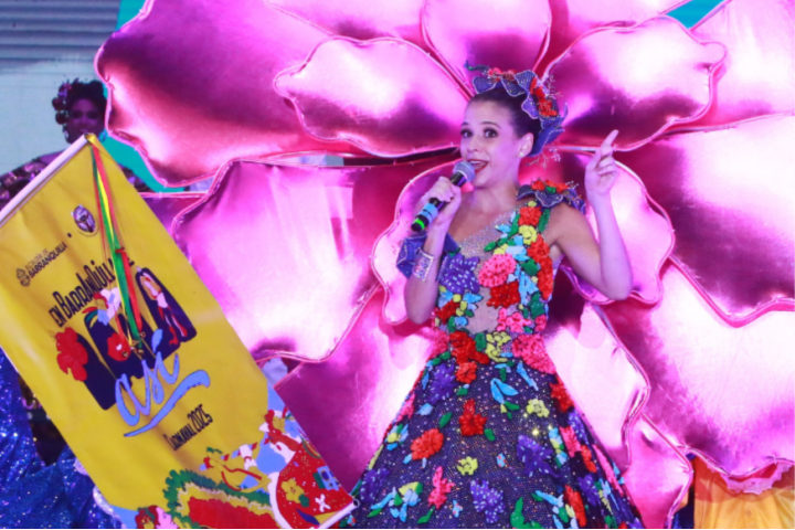 La reina del Carnaval de Barranquilla criticó a James Rodríguez durante la Lectura del Bando