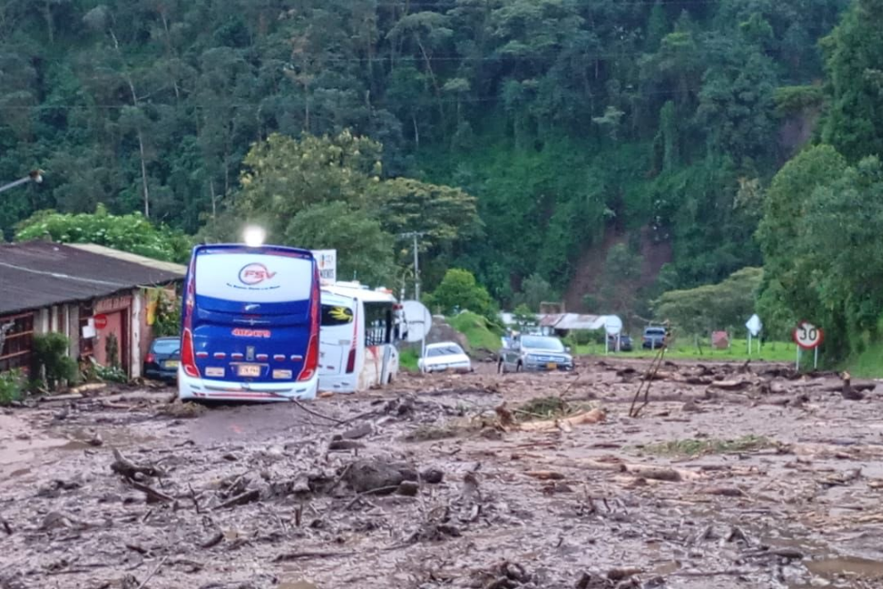 Emergencias por lluvias dejan 17 puntos críticos y vías colapsadas en Cundinamarca