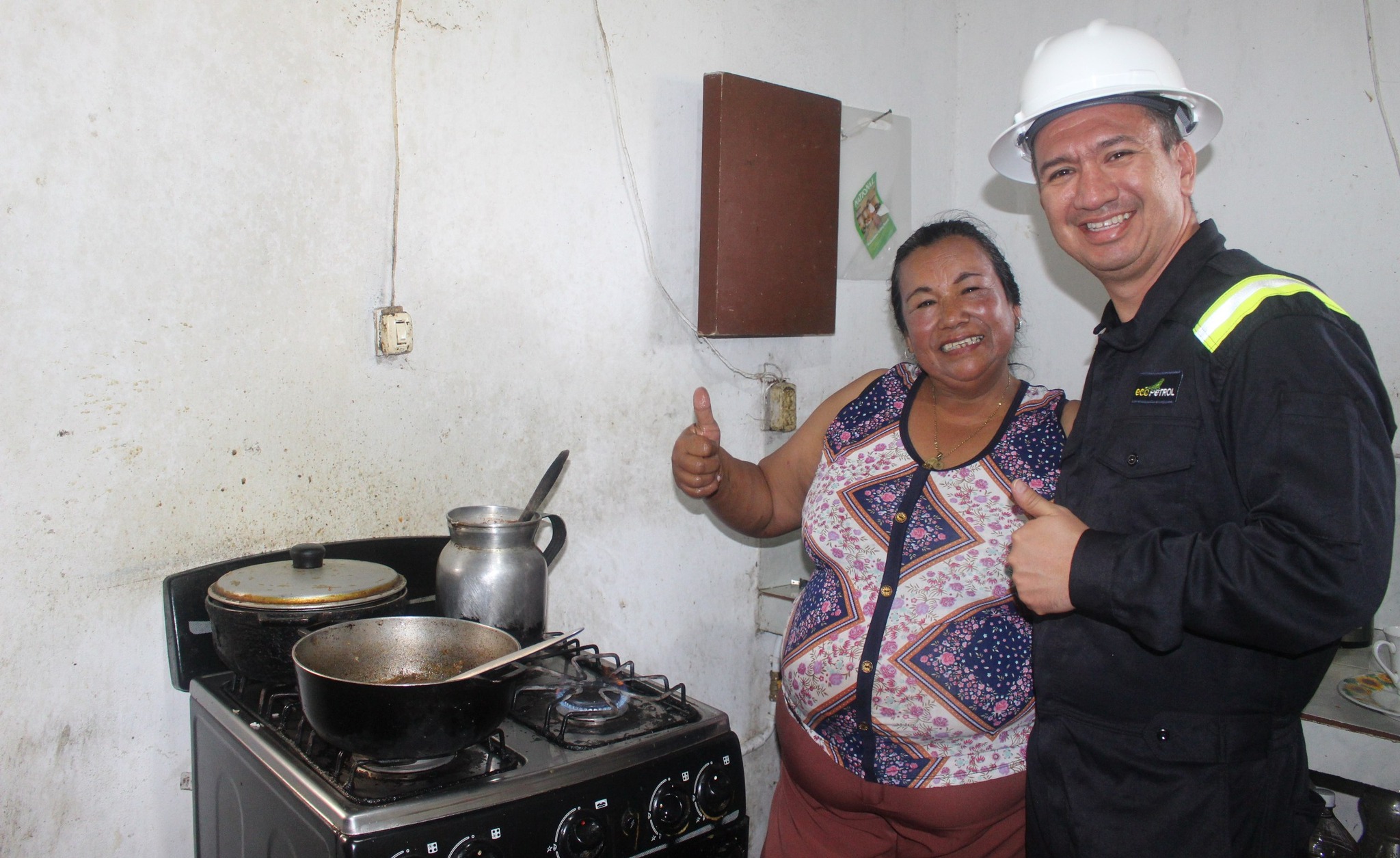 Familias de Gigante, Garzón y La Plata, comenzaron a beneficiarse con servicio de gas domiciliario