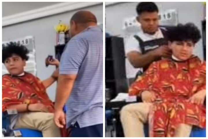Polémica por papá que obligó a su hijo a cortarse el cabello