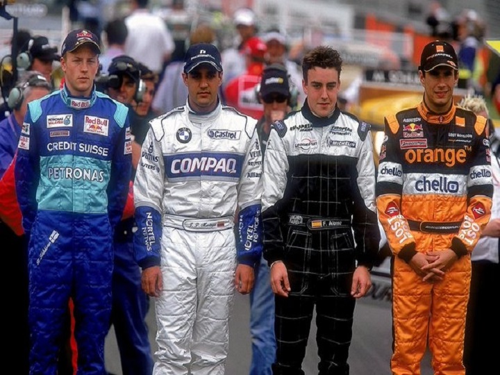 La foto del recuerdo del debut de Juan Pablo Montoya en la F1