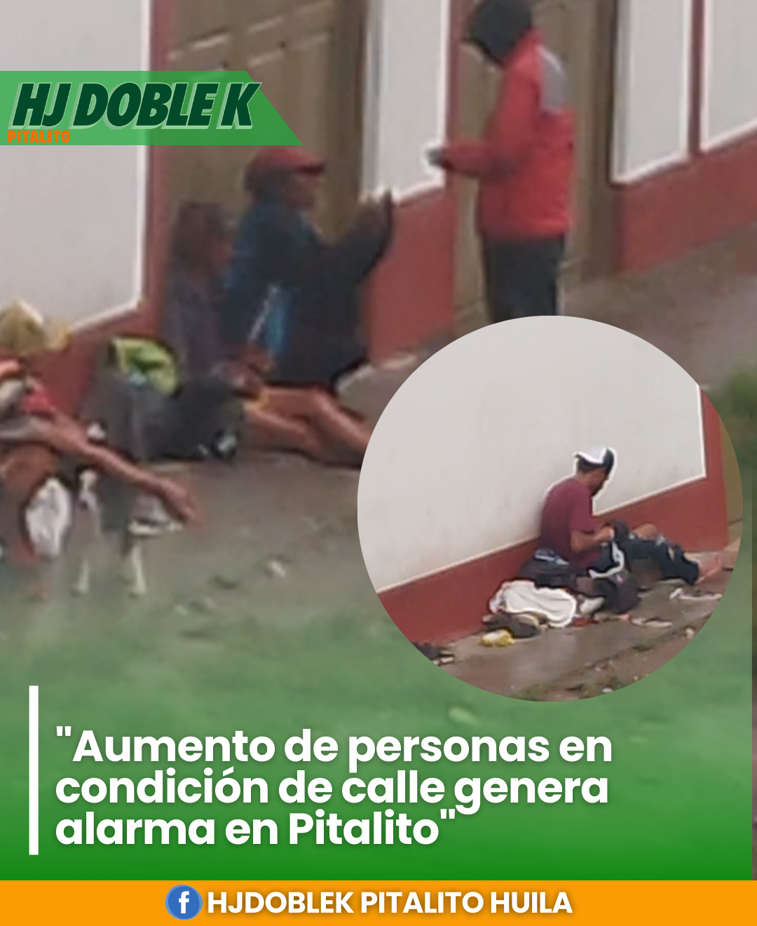 "Aumento de personas en condición de calle genera alarma en Pitalito"