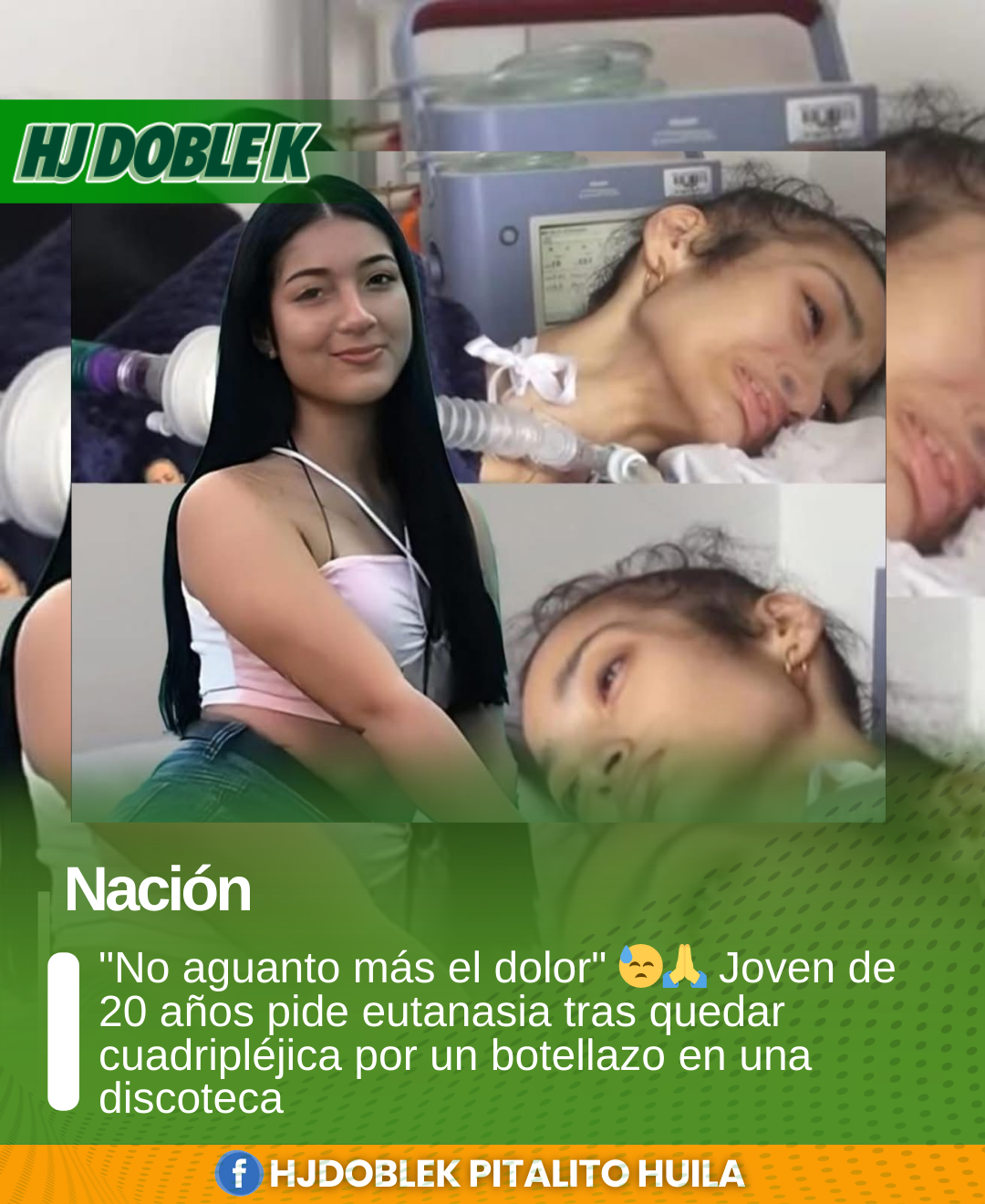 "Quiero una muerte digna": Joven cuadripléjica solicita eutanasia y su EPS la rechaza
