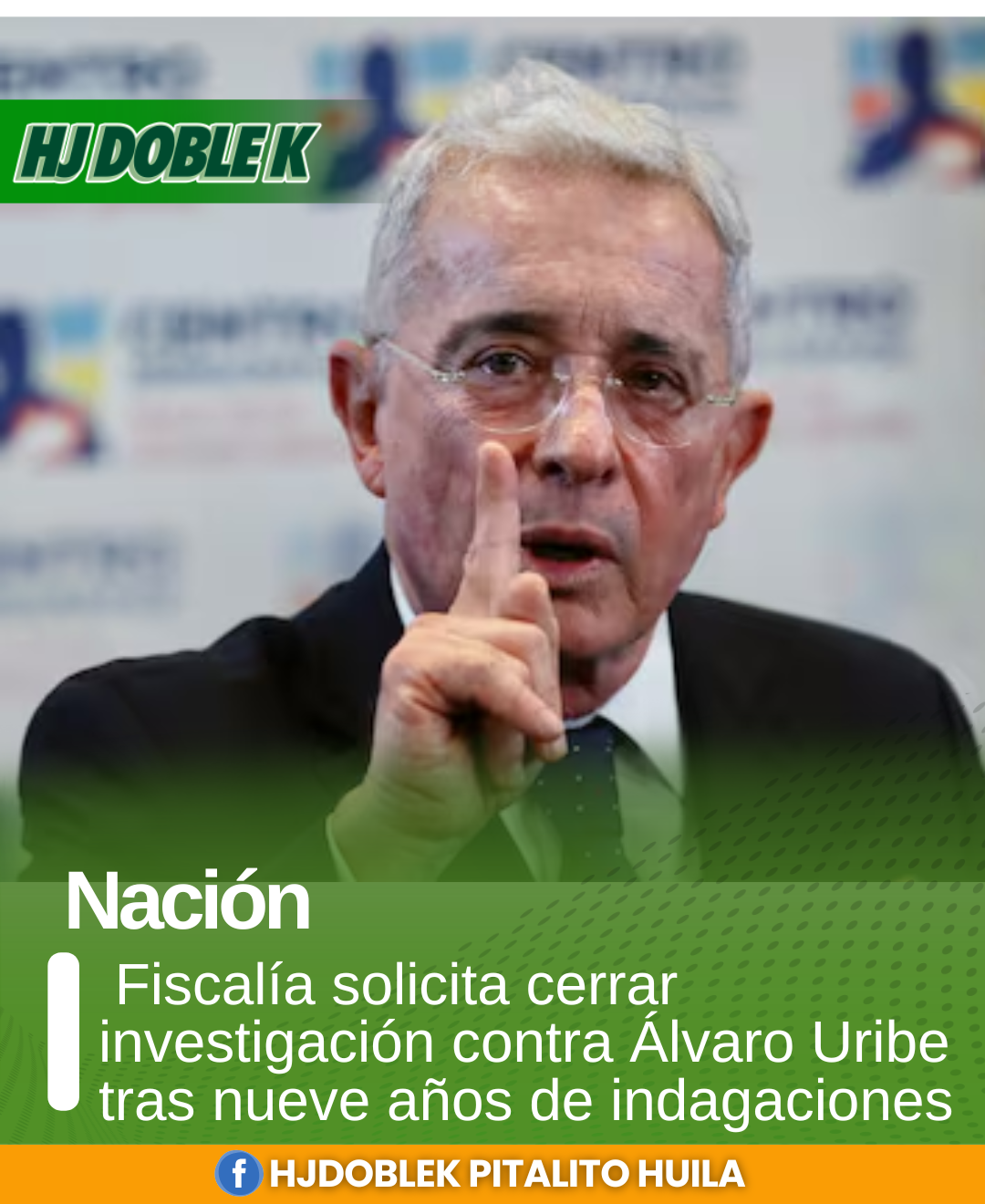 Fiscalía solicita cerrar investigación contra Álvaro Uribe tras nueve años de indagaciones