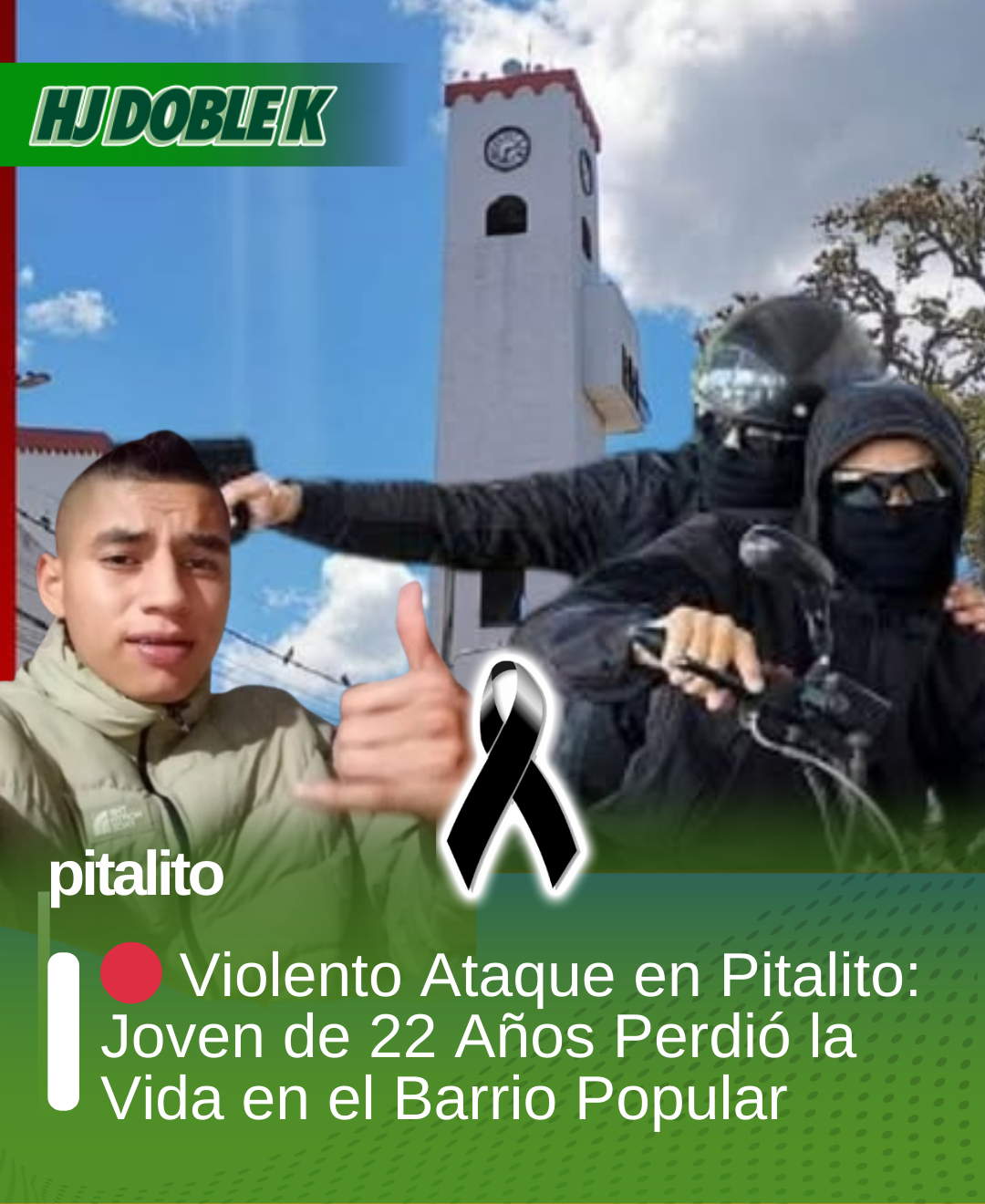 🔴 Homicidio en Pitalito: joven de 22 años fue atacado a tiros en el barrio Popular