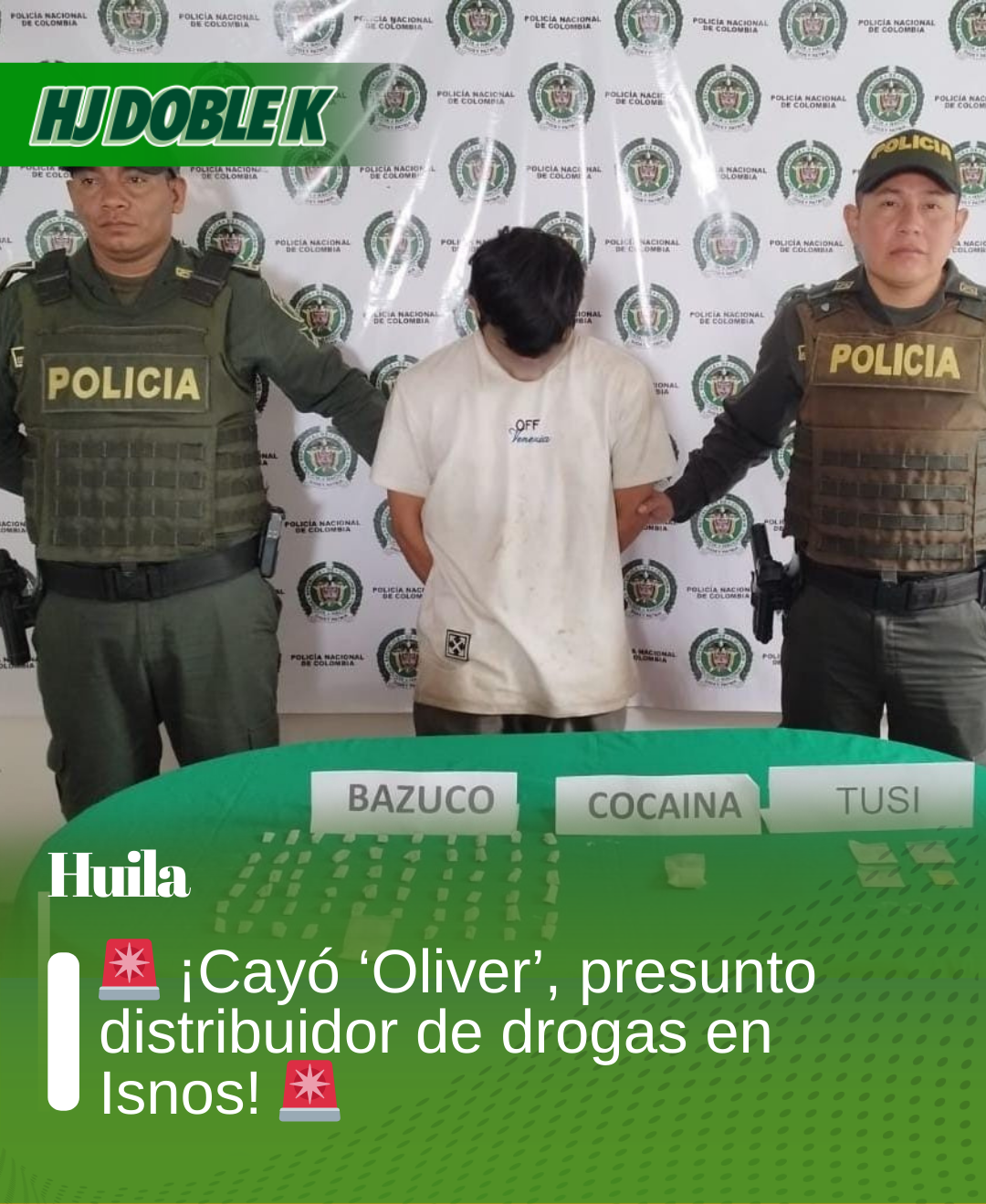 Capturan a presunto traficante de drogas en Isnos