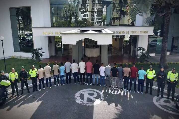 Policía rescata a 12 menores reclutados ilegalmente en operativo en el Quindío