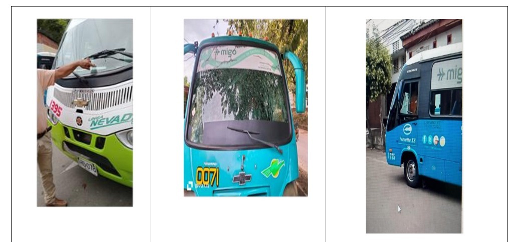 Motociclistas habrían atacado buses de trasporte publico