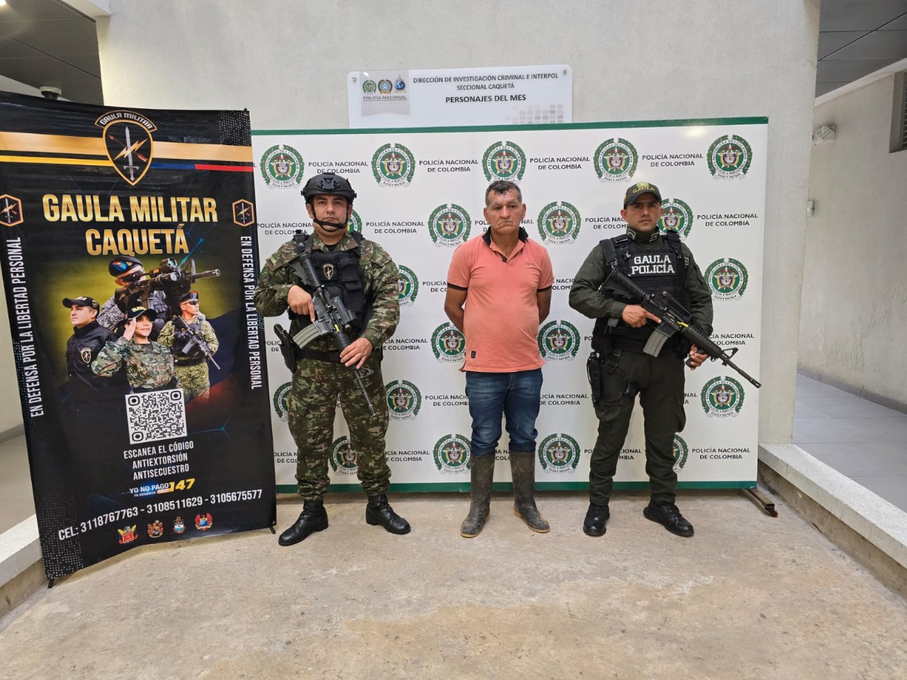 El GAULA Policía, dieron captura a alias ´Wilson´