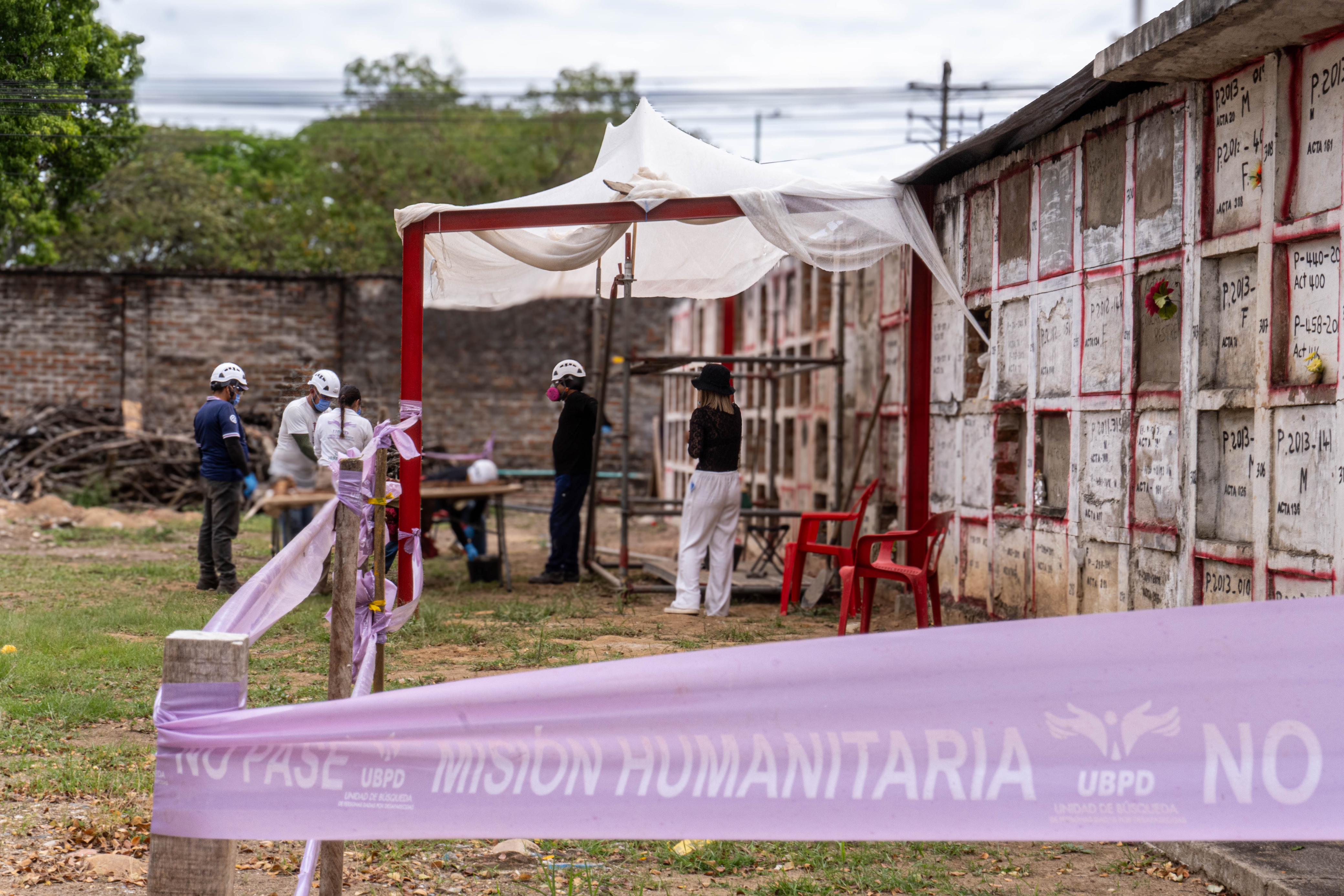 Avanza sexta intervención del cementerio central para búsqueda de personas desaparecidas