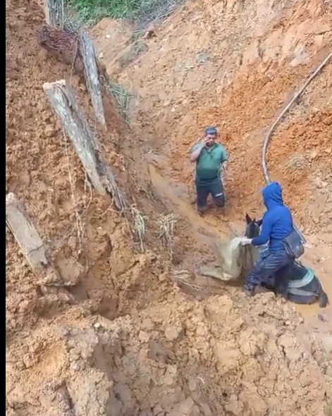 Lamentable estado de las vias en Neiva-Balsillas San Vicente del Caguan