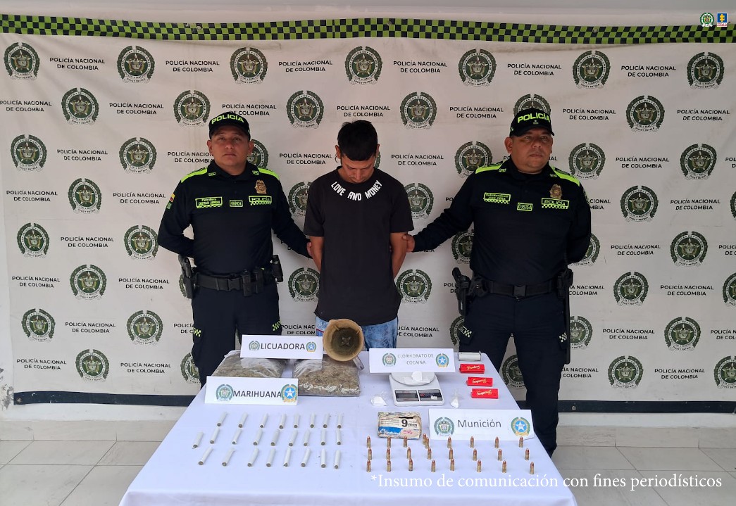 Enviado a la cárcel hombre señalado de almacenar drogas y municiones en Campoalegre
