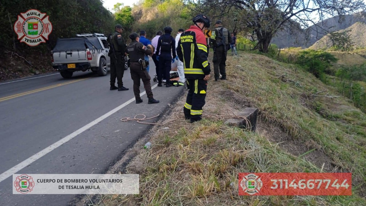 Dos muertos y seis heridos deja primer fin de semana del receso escolar en vías del Huila