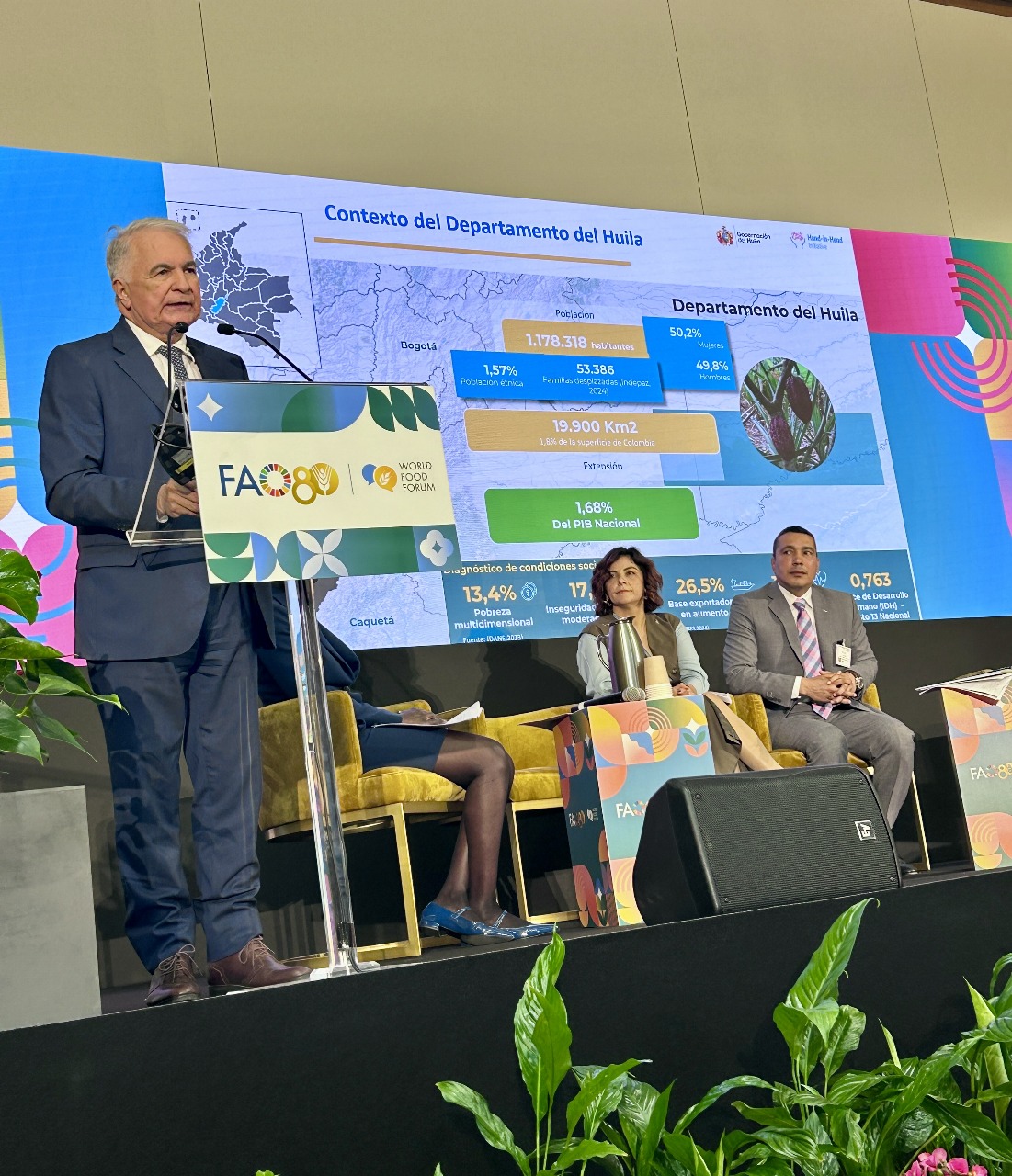 Villalba busca seducir al mundo con el cacao huilense: presentó millonario proyecto en Roma