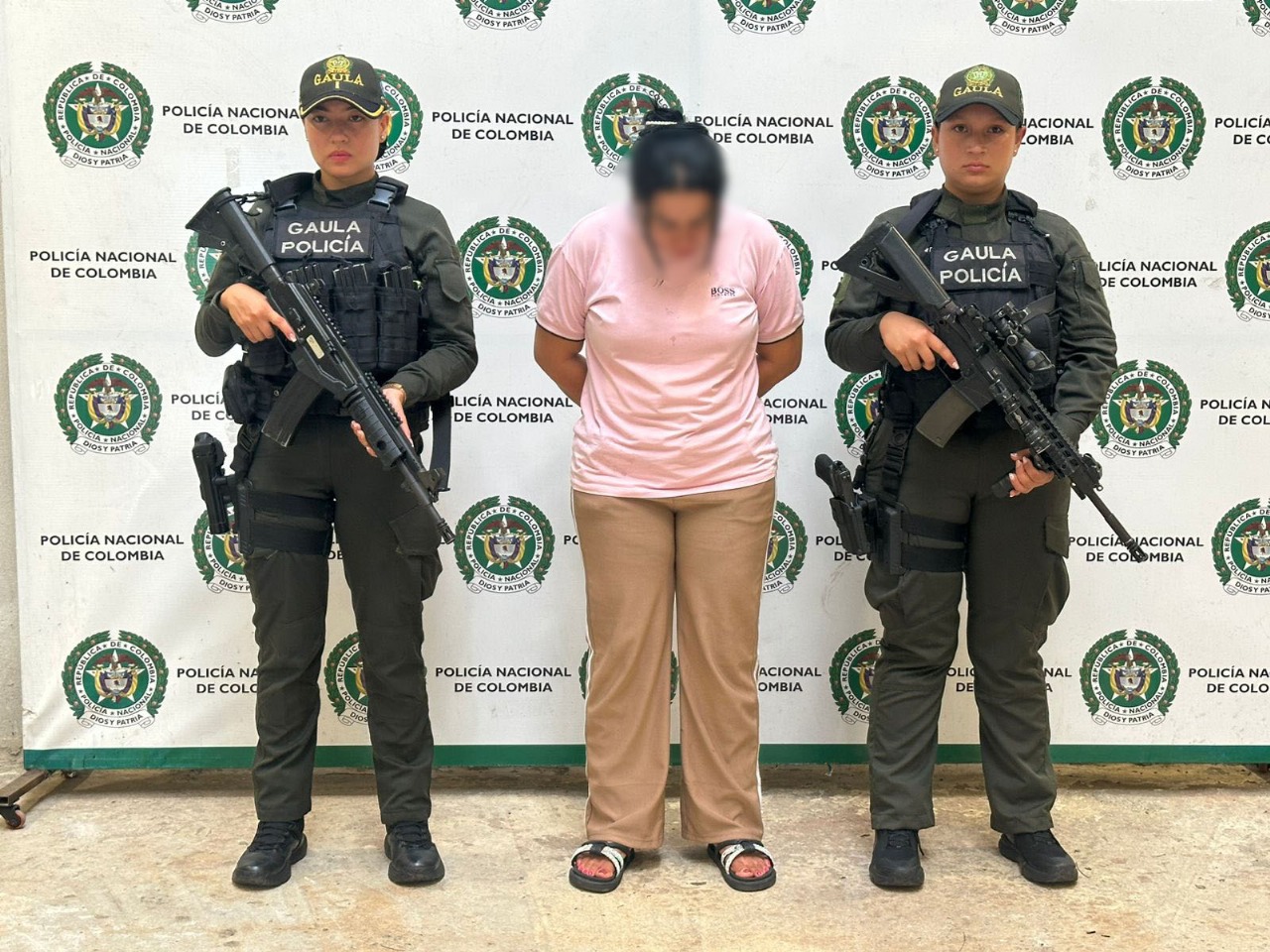 Fue capturada alias "La Mona"