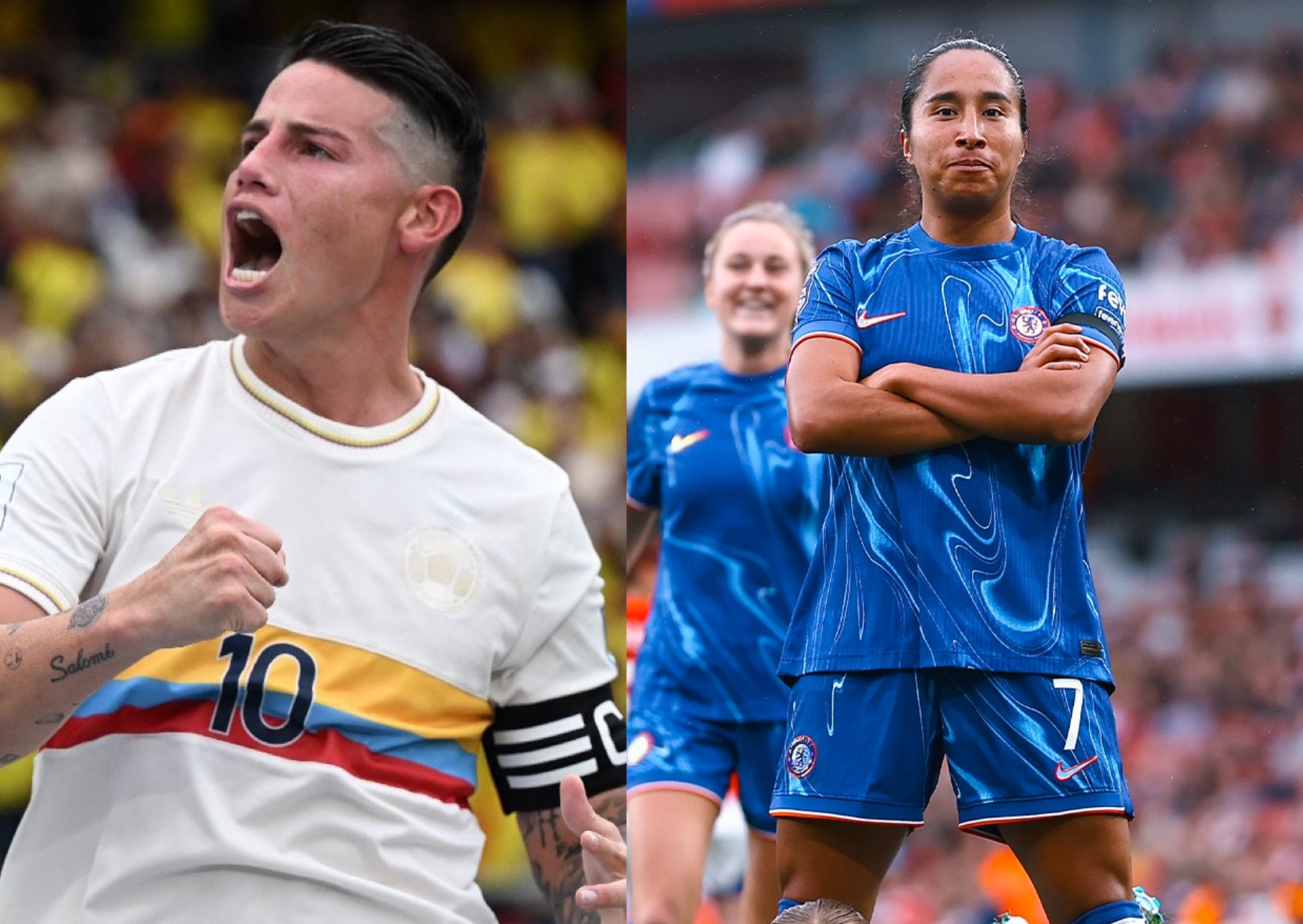 James Rodríguez y Mayra Ramírez, nominados a los premios The Best FIFA Football Awards™ 2024