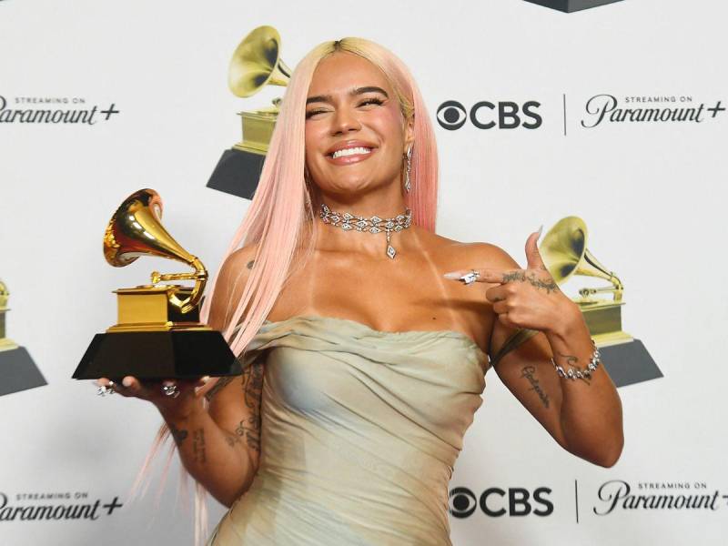 Karol G gana su primer Grammy al mejor álbum de música urbana