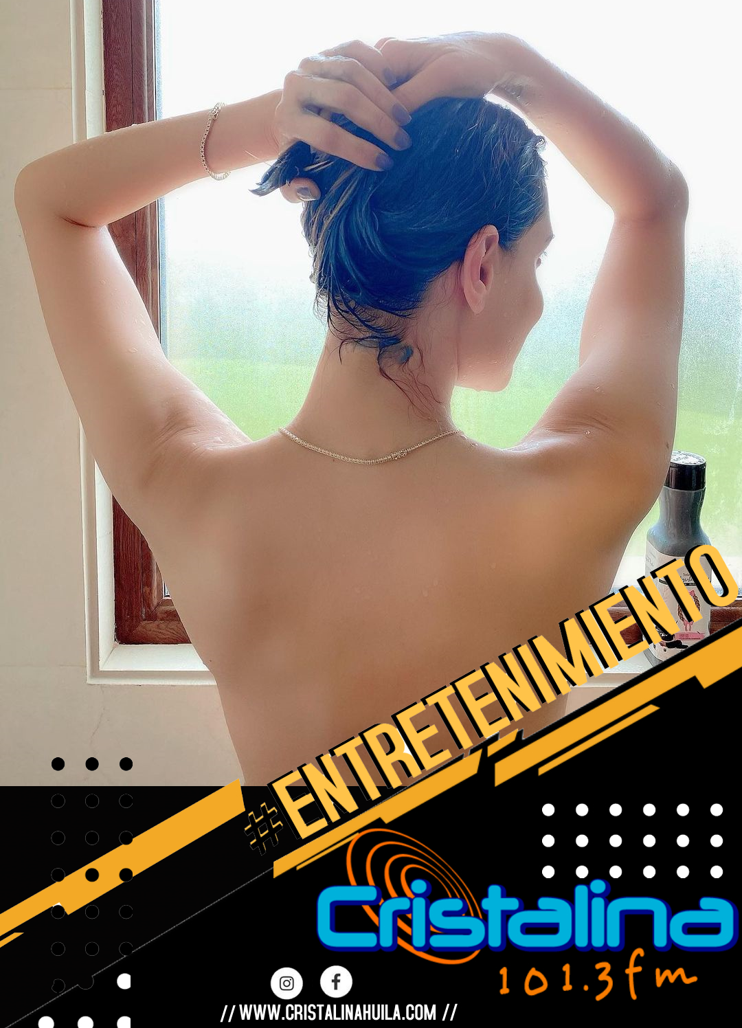 LAURA ACUÑA CALENTÓ LAS REDES CON FOTO DESNUDA EN LA DUCHA