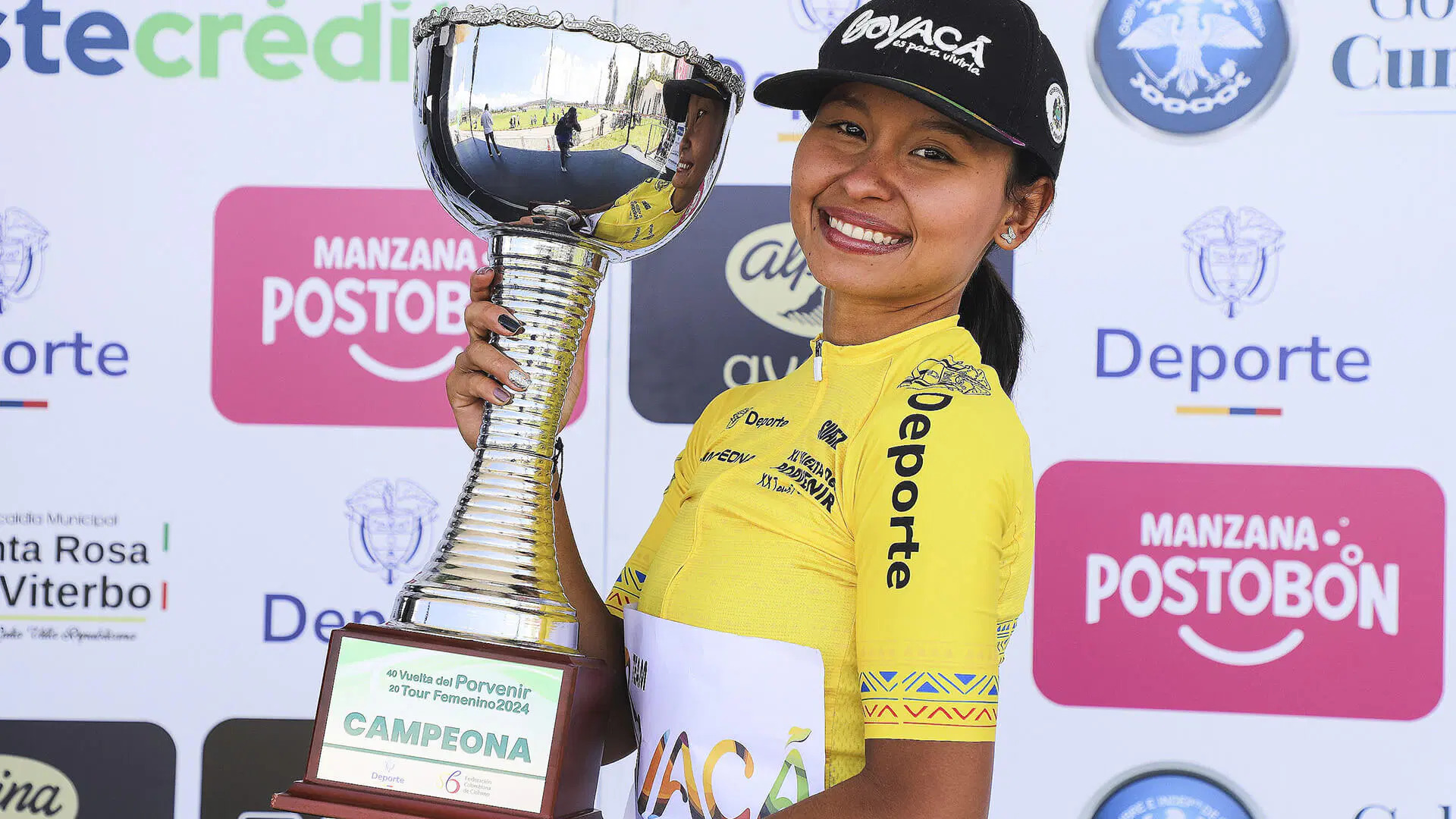 Ciclista Huilense campeona de la Vuelta a Boyacá Femenina