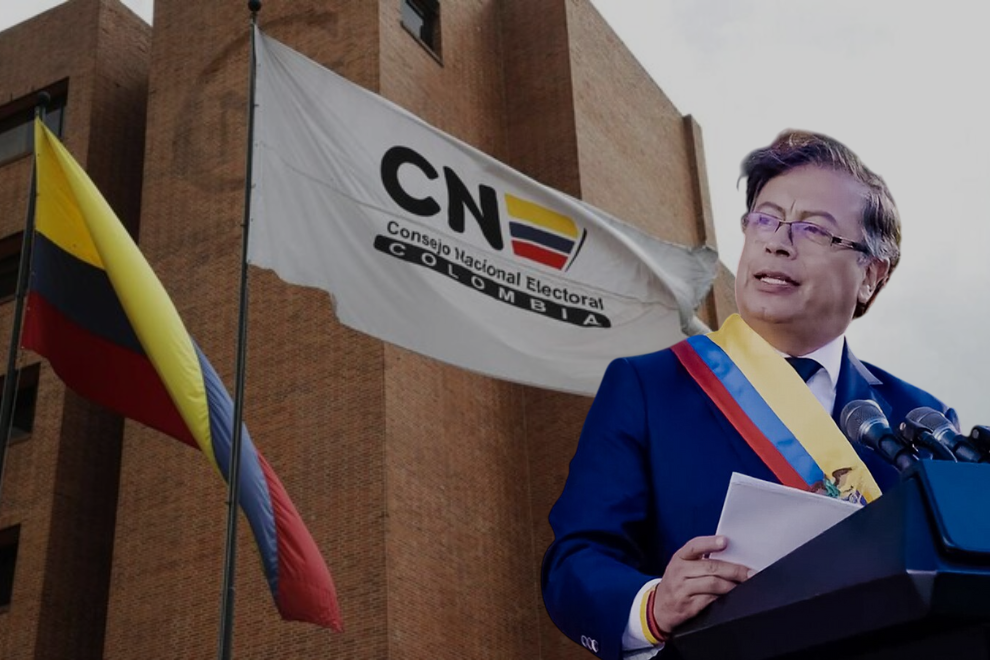 CNE sancionó la campaña presidencial de Gustavo Petro 2022