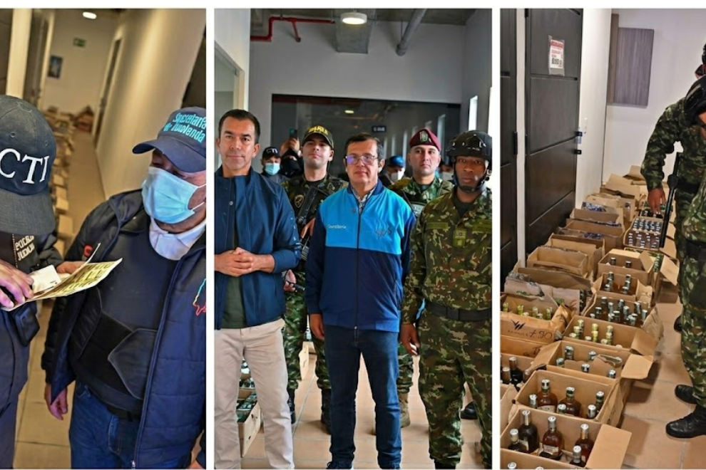 La Gobernación de Cundinamarca da golpe al contrabando y al licor adulterado con incautación