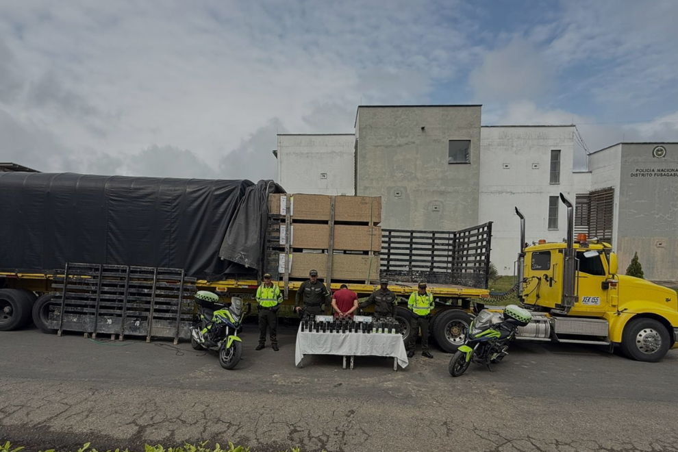 Policía de Cundinamarca frena cargamento de ketamina en corredor vial del sur