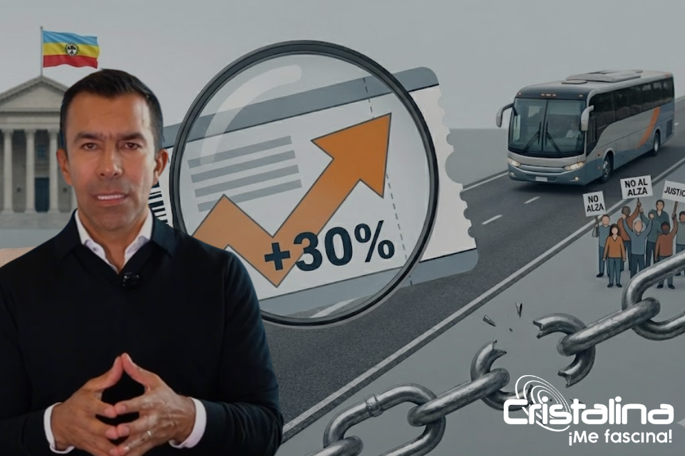 El gobernador Jorge Rey pide control por alza en pasajes