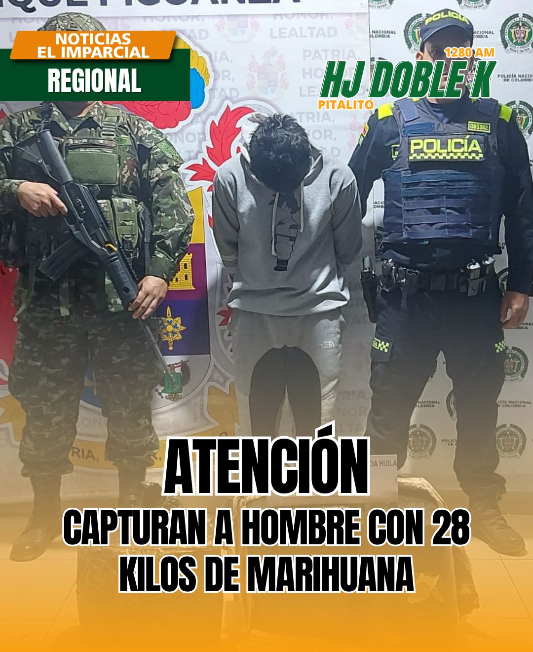 Operativo en la plata detiene a individuo con gran cantidad de estupefacientes