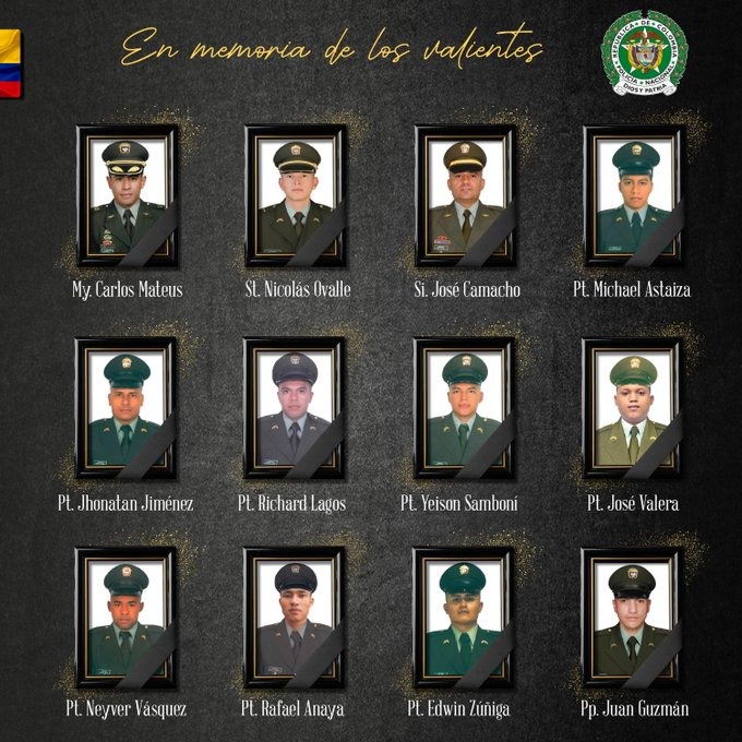 Policía huilense entre las víctimas mortales del ataque con dron explosivo en Antioquia