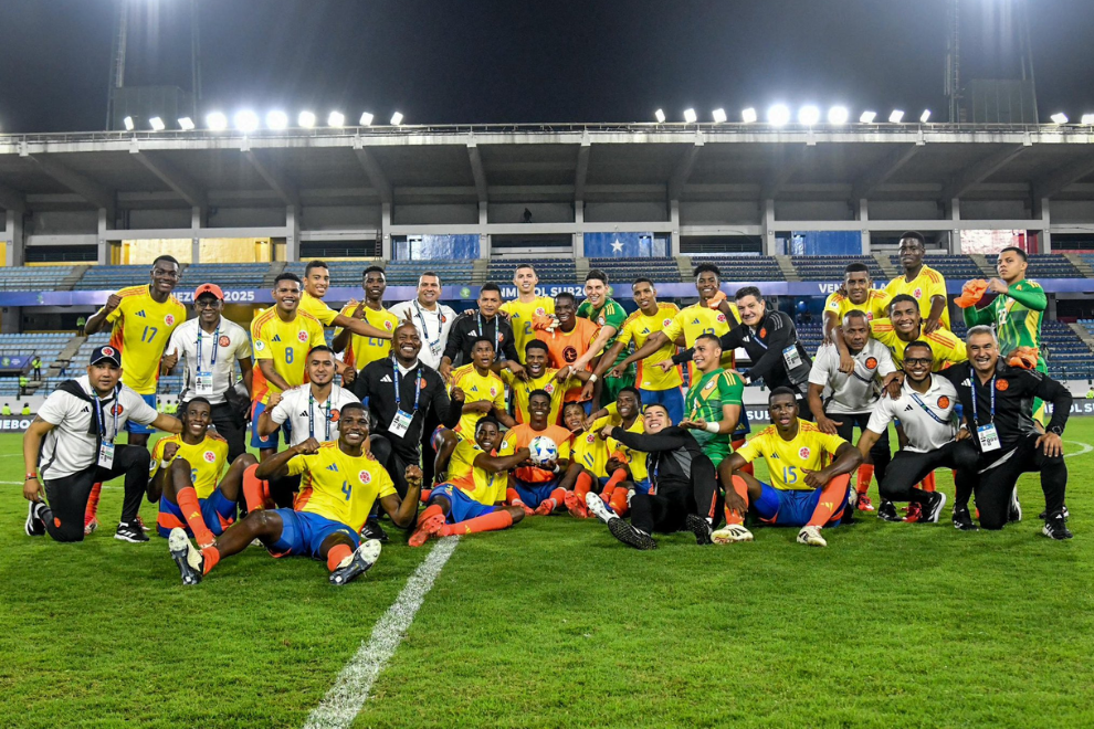 Colombia goleó 4-0 a Paraguay en el hexagonal final del Sudamericano Sub-20