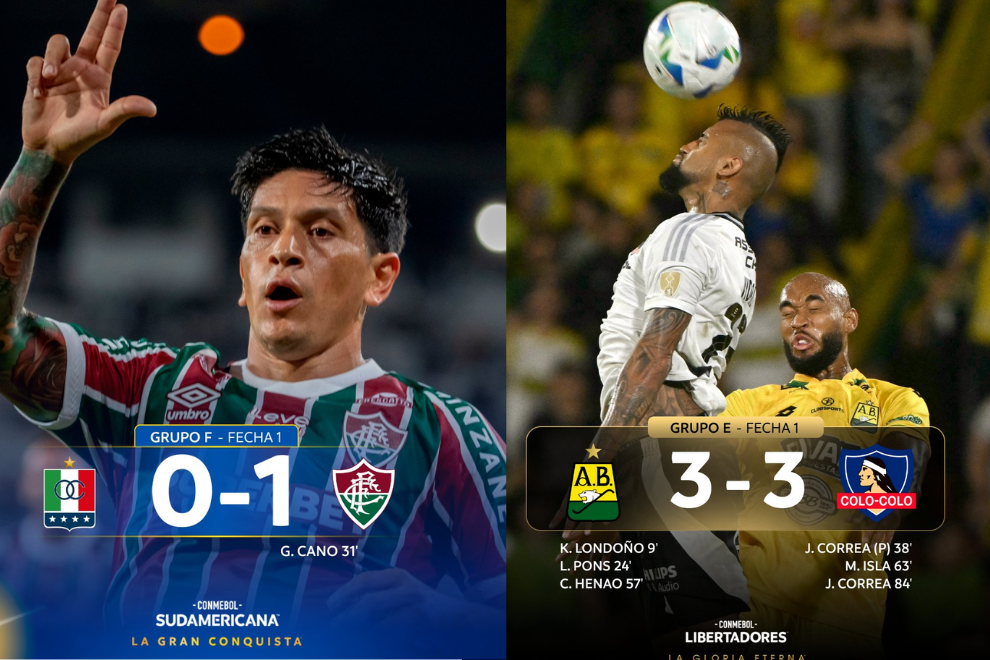 Once Caldas y Bucaramanga debutaron sin triunfo en torneos internacionales