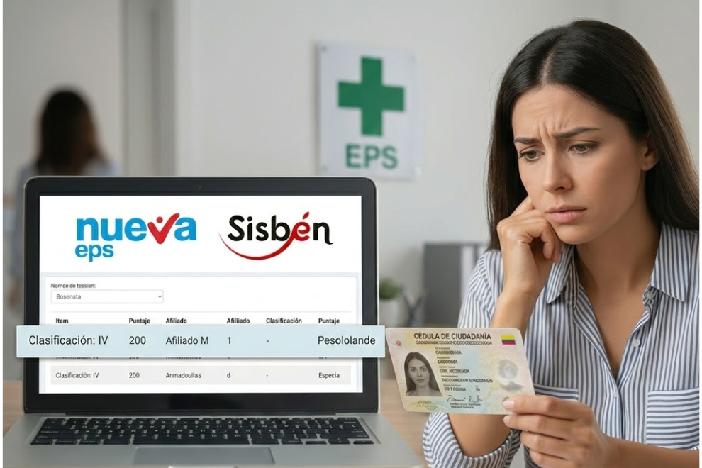 El Sisbén alerta a afiliados de la Nueva EPS.