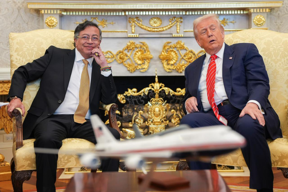 Petro y Trump cierran reunión clave en la Casa Blanca