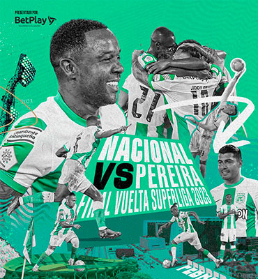 Atlético Nacional y Deportivo Pereira por la Superliga